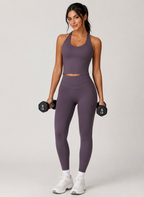 The Signature Legging – Dusty Plum
