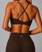 The Signature Set Bra - Cocoa Motion