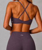 The Signature Set Bra - Dusty Plum