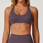 The Signature Set Bra - Dusty Plum