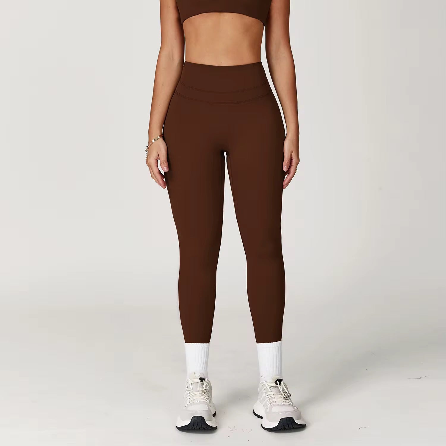 The Signature Legging – Cocoa Motion